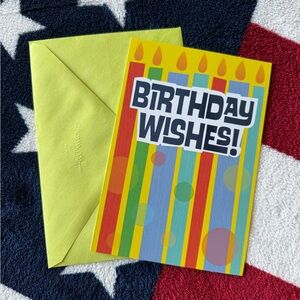 Hallmark Birthday Wishes Card